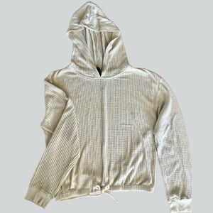 Art Class Waffle-Knit Hooded Shirt